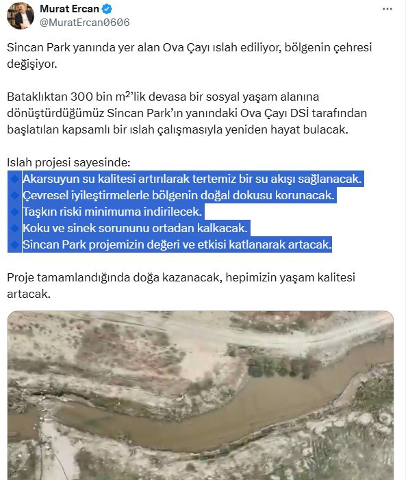 Sincan Belediyesinden Ova Çayı açıklaması: Bölgenin çehresi değişiyor - Resim : 2