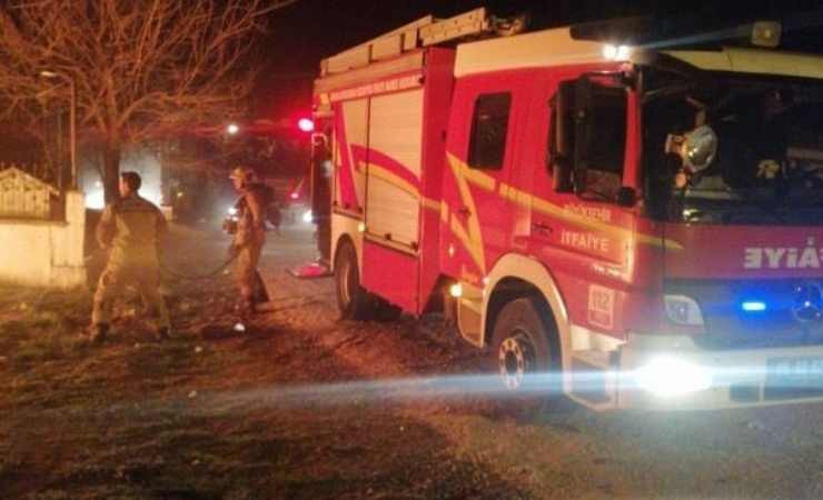 Sincan'da televizyon tamirhanesinde çıkan yangın korkuttu