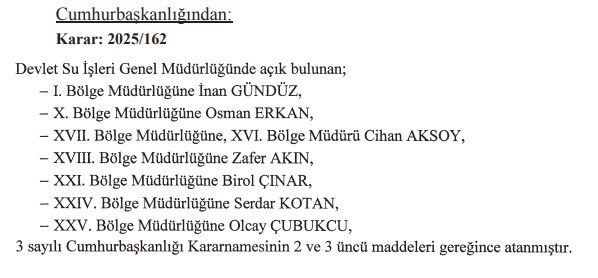 Cumhurbaşkanı Erdoğan'dan 10 Mayıs tarihli atama kararları! - Resim : 3
