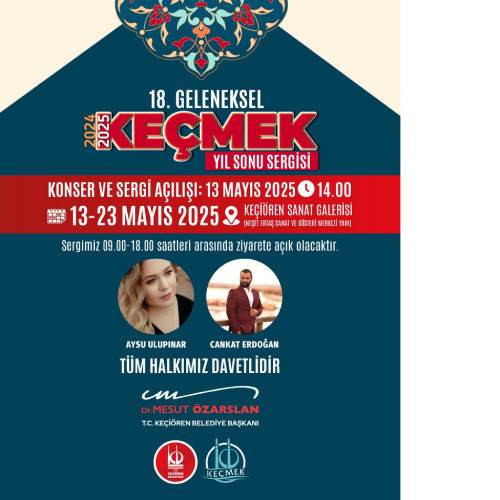Keçiören Belediyesi KEÇMEK kursiyerleri için yıl sonu sergisi düzenleyecek