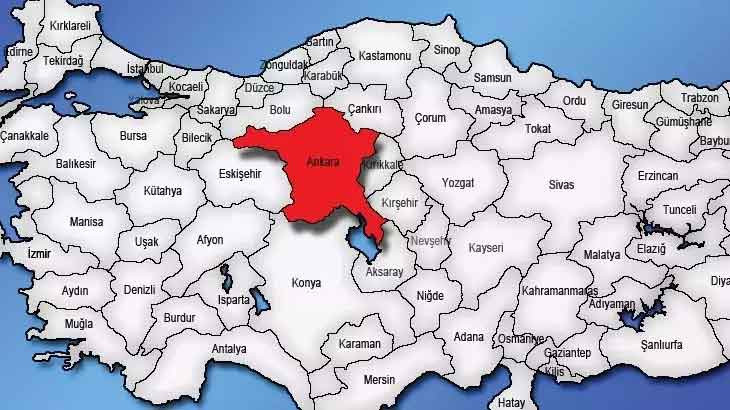 Ankara'nın komşu illeri! Sınır komşuları bakın hangileridir?