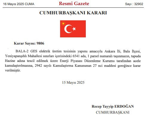 Cumhurbaşkanı Erdoğan'dan Ankara, İstanbul ve İzmir dahil 11 ilde acele kamulaştırma kararı!