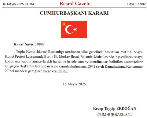 Cumhurbaşkanı Erdoğan'dan Ankara, İstanbul ve İzmir dahil 11 ilde acele kamulaştırma kararı! - Resim : 2