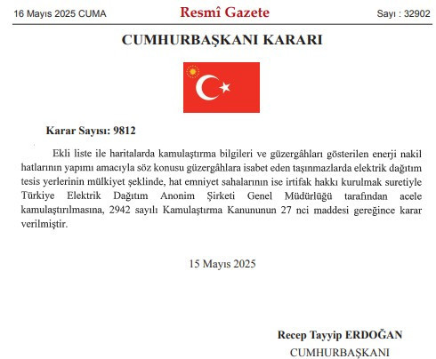 Cumhurbaşkanı Erdoğan'dan Ankara, İstanbul ve İzmir dahil 11 ilde acele kamulaştırma kararı! - Resim : 3