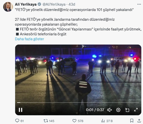 Ankara dahil 27 ilde FETÖ operasyonu: 101 şüpheli yakalandı