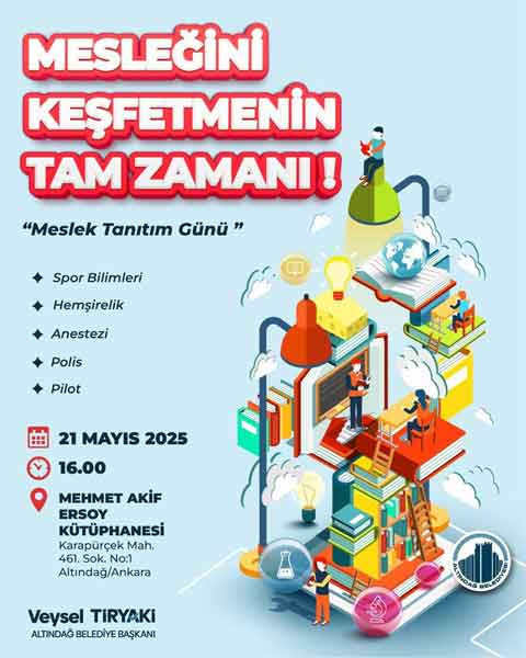 Altındağ Belediyesinden gençler için Meslek Tanıtım Günü