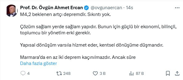 Ahmet Ercan'da çifte deprem uyarısı: Kaçınılmaz diyerek açıkladı!