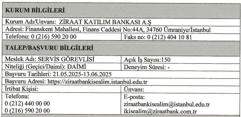 Ziraat Bankası KPSS şartsız 565 personel alıyor: Şartlar ve kadro dağılımı - Resim : 4