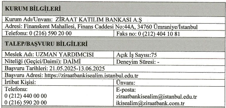 Ziraat Bankası KPSS şartsız 565 personel alıyor: Şartlar ve kadro dağılımı - Resim : 5
