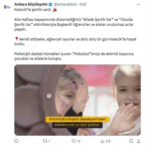 ABB, Aile Haftası'na özel etkinlikler düzenledi