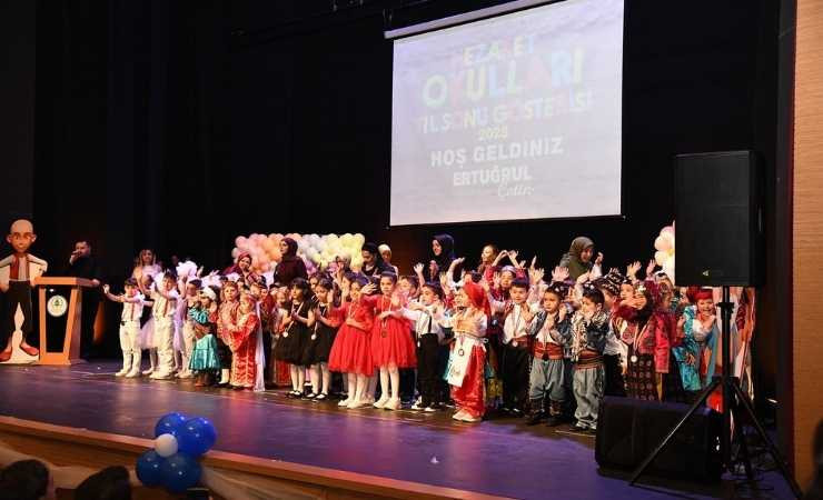 Pursaklar Belediyesi Nezaket Okullarında mezuniyet coşkusu yaşanıyor