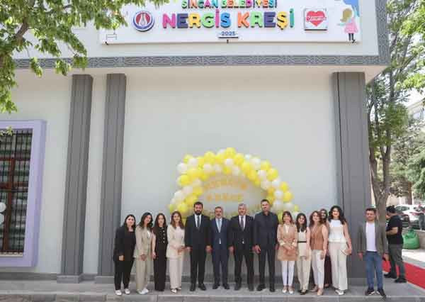 Sincan Belediyesinin 7. kreşi Nergis törenle açıldı - Resim : 4