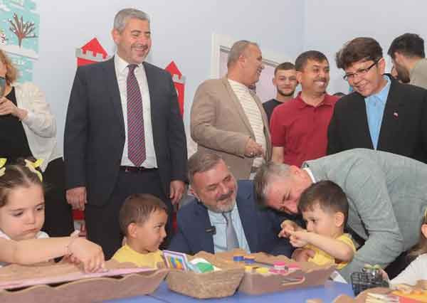 Sincan Belediyesinin 7. kreşi Nergis törenle açıldı - Resim : 2