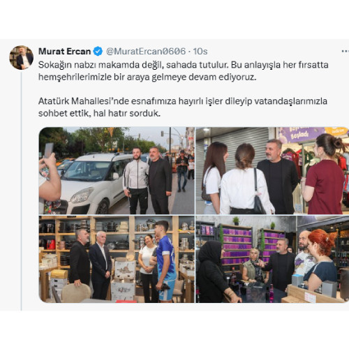 Sincan Belediye Başkanı Ercan: Sokağın nabzı makamda değil sahada tutulur - Resim : 2