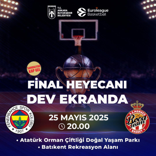 ABB Fenerbahçe'nin Final Four Final maçı için 2 yerde dev ekran kuracak