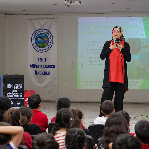 Keçiören Belediyesi öğrencileri sıfır atık konusunda bilgilendirdi