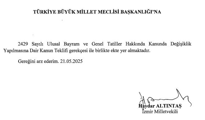 Kanun teklifi TBMM'ye sunuldu: Yeni tatil geliyor Demokrasi Bayramı kutlanacak