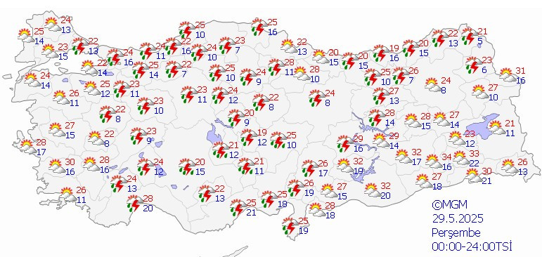 Ankara, Yozgat, Çankırı, Çorum! Son dakika toz taşınımı ve sağanak yağış uyarısı yapıldı - Resim : 3