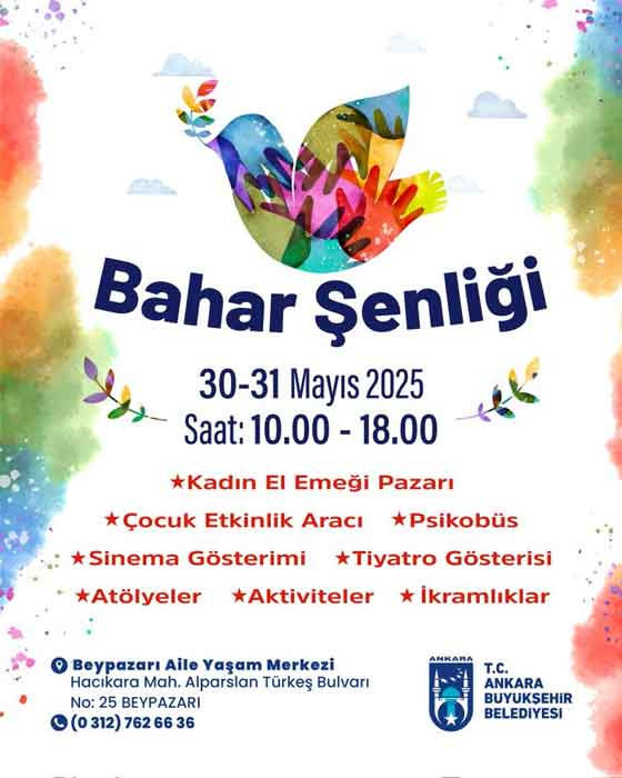 Ankara'da şenlik var! Ankara Büyükşehir Belediyesinden bahar şenliği