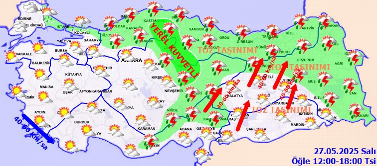 Ankara, Yozgat, Çankırı, Çorum! Son dakika toz taşınımı ve sağanak yağış uyarısı yapıldı