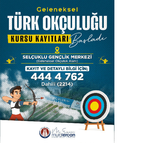 Sincan Belediyesi, Geleneksel Türk Okçuluğu Kursu vereceğini duyurdu