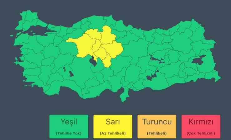 İçişleri Bakanlığı'ndan Ankara'ya sarı kodlu sel ve su baskını uyarısı! - Resim : 2