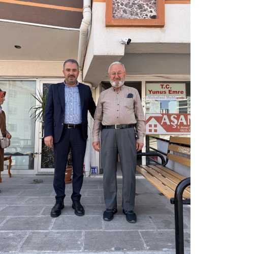Pursaklar Belediye Başkanı Çetin bayram ziyaretlerine muhtarlarla başladı