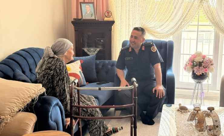 Polatlı'da şehit ailesine vefa ziyareti yapıldı