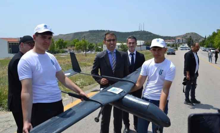 Beypazarı'nda üretilen BeyTürk insansız hava aracı görücüye çıktı