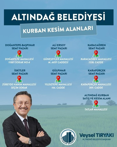 Altındağ Belediyesi Kurban Bayramı öncesi ilçe genelinde hazırlıkları tamamladı - Resim : 3