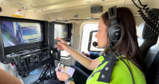 Ankara'da bayram trafiği kontrollerine helikopterli destek!