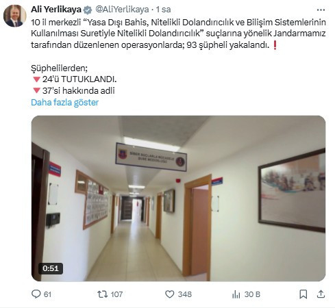 Yasa dışı bahis ve dolandırıcılık suçlarına yönelik 10 ilde operasyon düzenlendi