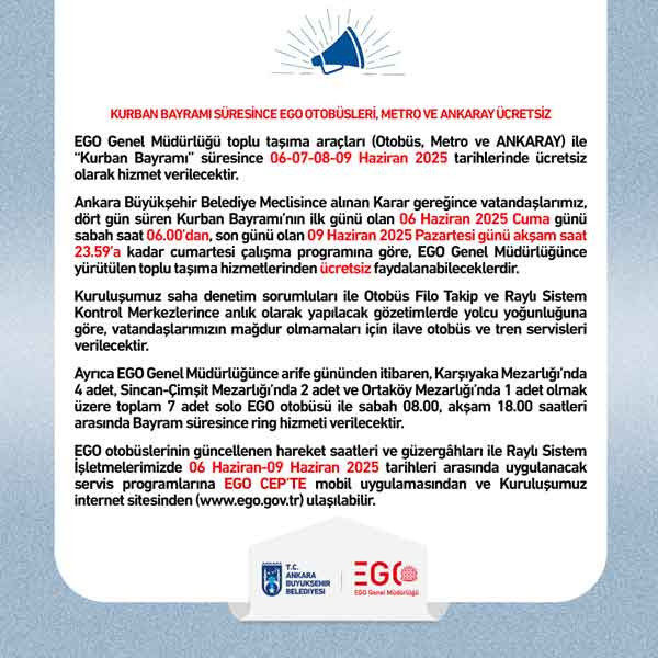Arefe günü otoyollar, toplu taşıma ücretsiz mi?