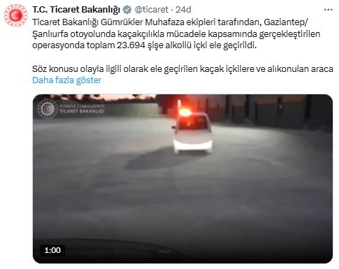 Ticaret Bakanlığı'ndan dev operasyon: 23 bin 694 şişe kaçak içkiye el konuldu