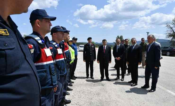Vali Vasip Şahin'den Kızılcahamam'a ve Çamlıdere'ye ziyaret