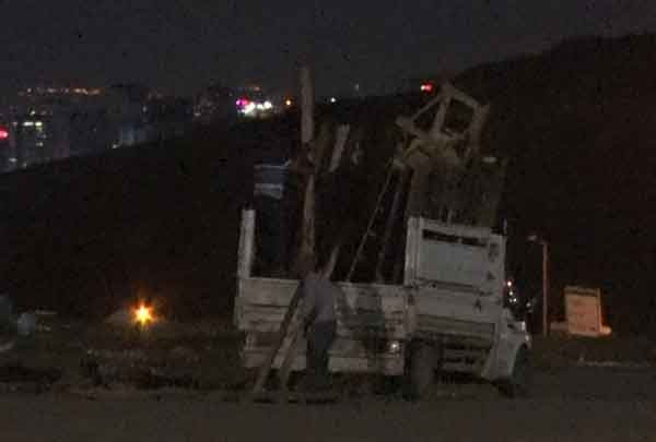 Ankara'da besiciler kurban pazarlarını toplamaya başladı