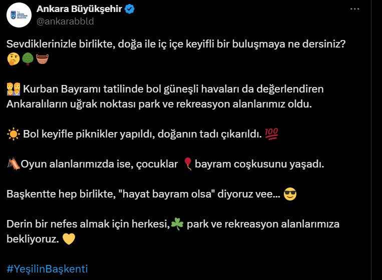 Ankaralılar bayramda aynı şeyi yaptı: Herkes davet ediliyor - Resim : 2