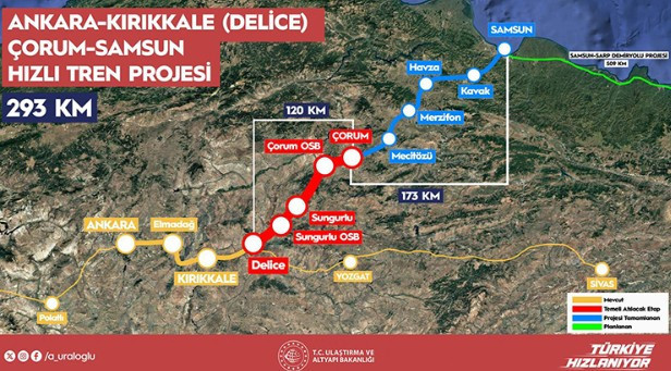 Bakan Uraloğlu: 'Ankara-Samsun arası 2,5 saate düşecek' - Resim : 2
