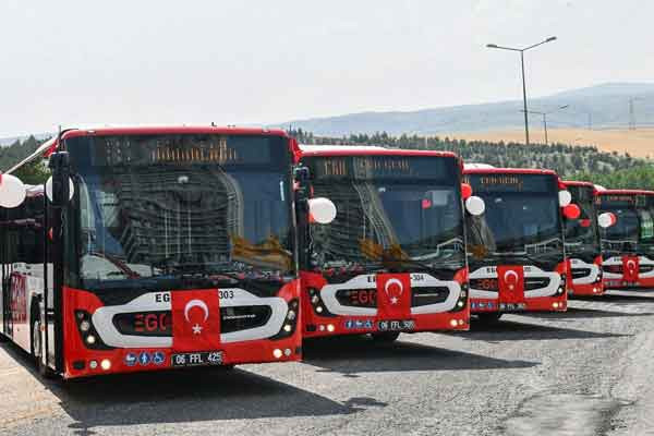EGO otobüs filosunu güçlendirdi: Ankara'da toplu taşımaya yeni güç!