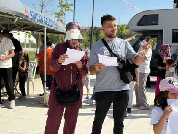 Sincan Belediyesi'nden Babalar Günü'ne özel oryantiring etkinliği