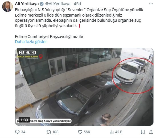 Organize suç örgütüne düzenlenen operasyonda 9 şüpheli yakalandı