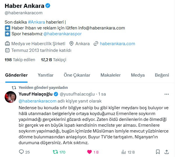 Yusuf Halaçoğlu Haber Ankara'da cevap verdi: Ermeni Soykırımı yok, yeter artık sıktınız! - Resim : 2