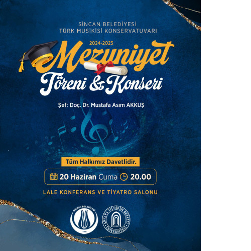 Sincan Belediyesi Türk Musiki Konservatuvarı mezuniyet konseri düzenleyecek