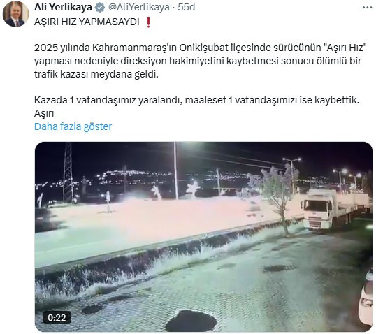 Yerlikaya, 2024'te her gün 10 vatandaşın hayatını kaybettiğini açıkladı