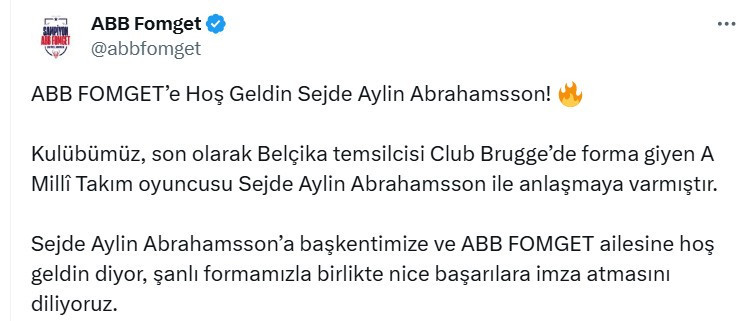 Sejde Aylin Abrahamsson ABB Fomget’te