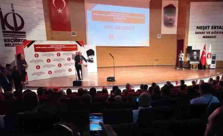 Keçiören Belediyesi'nin ev sahipliğinde Afete Hazır Kentler çalıştayı yapıldı