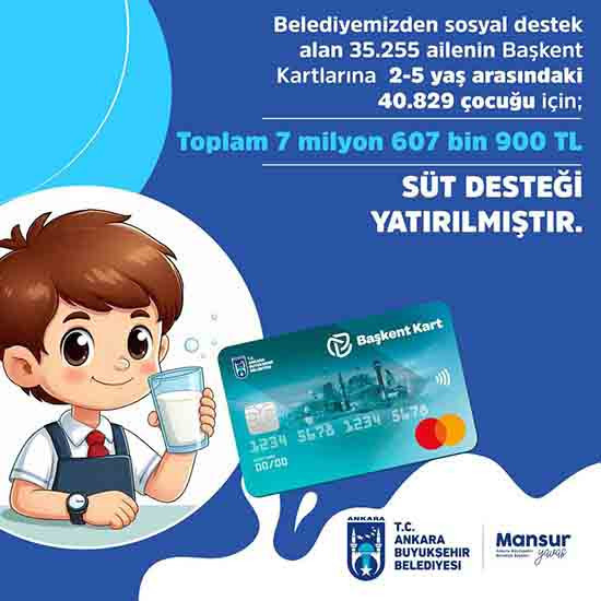 ABB'den 40.829 çocuk için süt desteği ödemesi yapıldı
