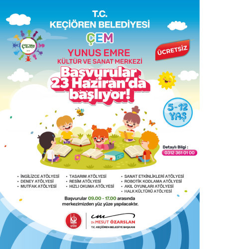 Keçiören Belediyesi Çocuk Eğitim Merkezi yaz kursu kayıtları başladı - Resim : 2