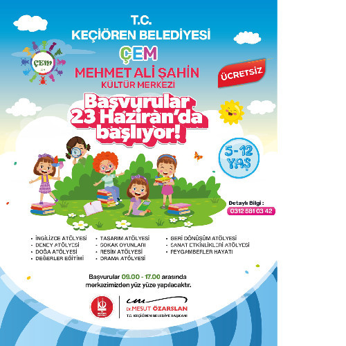 Keçiören Belediyesi Çocuk Eğitim Merkezi yaz kursu kayıtları başladı - Resim : 3