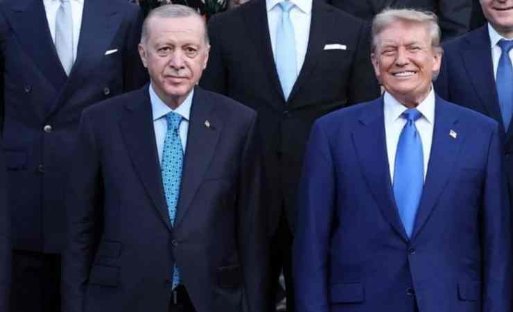 Cumhurbaşkanı Erdoğan ile Trump arasında Lahey'de görüşme